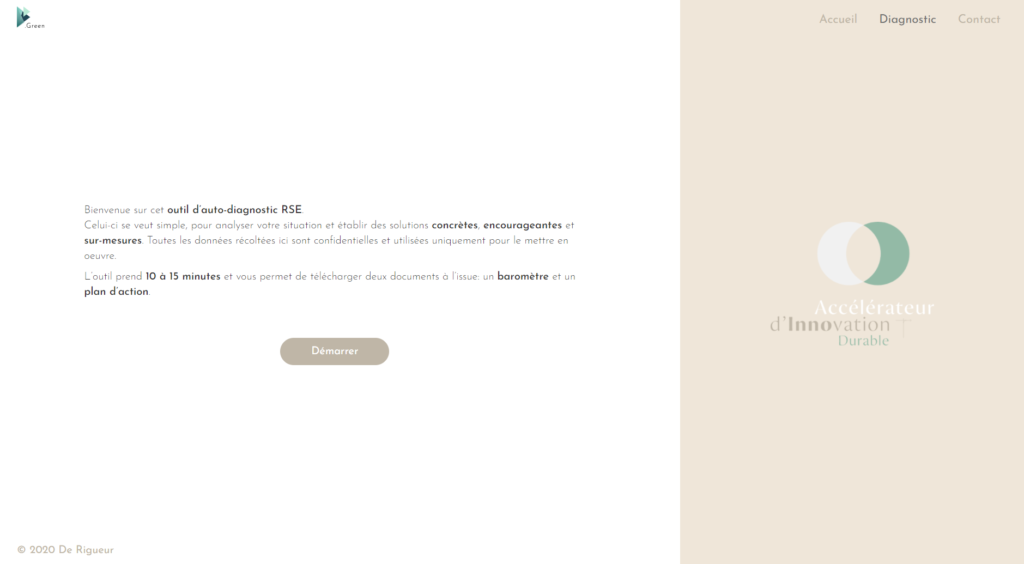 Outil d'auto-évaluation RSE - De Rigueur